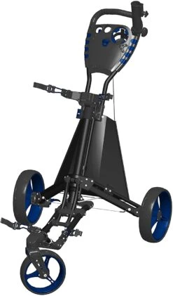 Spin It Golf Easy Drive 3-Wheel Push Cart 8 Spin It Golf Easy Drive 3-Wheel Push Cart -Golf Club Sales SpinItEasyDriver BlackBlue