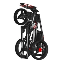 Spin It Golf Easy Drive 3-Wheel Push Cart 9 Spin It Golf Easy Drive 3-Wheel Push Cart -Golf Club Sales SpinitEasyFold Folded