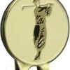 ProActive Sports Antique Brass Visor Clip With Magnetic Golfer Coin Ball Marker -Golf Club Sales Sports Antique Brass Visor Clip 010027965022