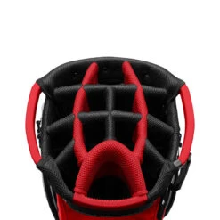Srixon Premium Cart Bag -Golf Club Sales SrixonPremiumCartBags RedBlack3