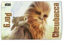 Star Wars Fan Towels 16" X 25" -Golf Club Sales Star Wars Chewbacca and Porg Towel