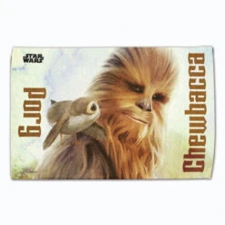 Star Wars Fan Towels 16" X 25" -Golf Club Sales Star Wars Fan towel 16x25 Chewbacca Porg