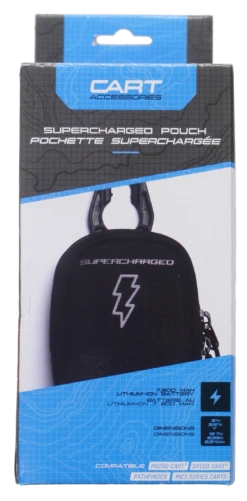 Sun Mountain Golf SuperCharged Cart Battery Pouch -Golf Club Sales SuperchargedCartPouchBox
