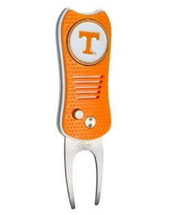 Team Golf Retractable Switchblade Switchfix Divot Tool Ball Marker - NCAA -Golf Club Sales Tennessee Volunteers Switchfix 44448 150