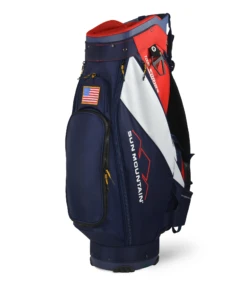 Sun Mountain Golf 2021 Tour Series Staff Cart Bag -Golf Club Sales TourSeriesNavy White RedAltShot