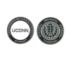NCAA Double Sided Collegiate Golf Ball Marker Coins -Golf Club Sales Uconn1