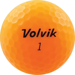Volvik Vivid Matte Finish Golf Balls - Dozen -Golf Club Sales Vivid Sherbert Orange