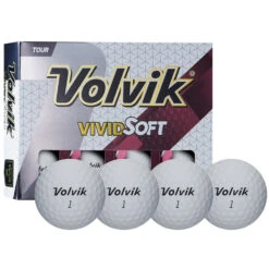 Volvik Vivid Soft Matte Urethane Golf Balls -Golf Club Sales Vivid Soft White