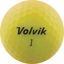 Volvik Vivid Matte Finish Golf Balls - Dozen -Golf Club Sales Vivid Yellow