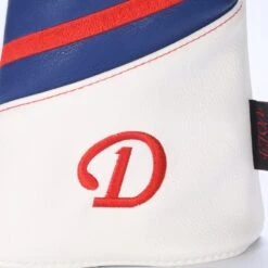 Volf Golf Red White Blue Leather Spider Headcovers -Golf Club Sales VolfGolfHeadcovers SpiderDriver1