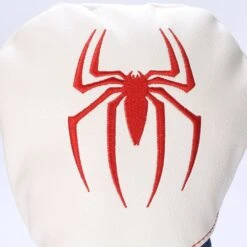 Volf Golf Red White Blue Leather Spider Headcovers -Golf Club Sales VolfGolfHeadcovers SpiderWoodsSets1