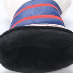 Volf Golf Red White Blue Leather Spider Headcovers -Golf Club Sales VolfGolfHeadcovers SpiderWoodsSets4