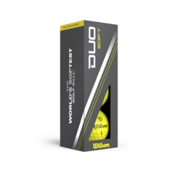 Wilson Staff Duo Soft 2.5 Golf Balls -Golf Club Sales WG2006102 6 Duo Soft Yellow Ball 3Ball Sleeve