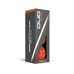 Wilson Staff Duo Soft 2.5 Golf Balls -Golf Club Sales WG2006104 6 Duo Soft Orange Ball 3Ball Sleeve