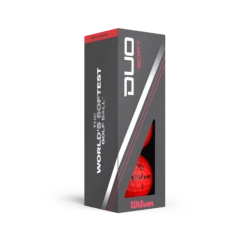 Wilson Staff Duo Soft 2.5 Golf Balls -Golf Club Sales WG2006106 6 Duo Soft Red Ball 3Ball Sleeve