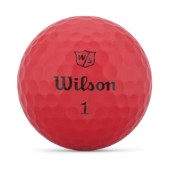 Wilson Staff Duo Soft 2.5 Golf Balls -Golf Club Sales WG2006126 3 Duo Soft BallStamp Red