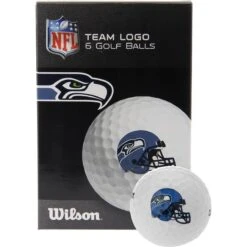Wilson NFL Team Branded Golf Balls -Golf Club Sales WGWP166L SEA1