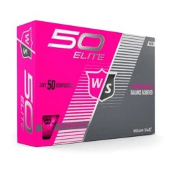 Wilson Staff 50 Elite Golf Balls -Golf Club Sales WGWP17930 2019 50 Elite Pink Right Hero