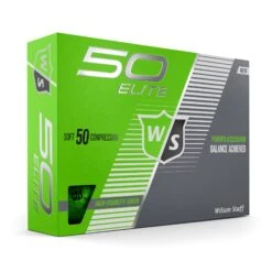 Wilson Staff 50 Elite Golf Balls -Golf Club Sales WGWP17940 2019 50 Elite Green Right Hero