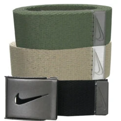 Nike 3-in-1 Web Belt Packs 20 Nike 3-in-1 Web Belt Packs -Golf Club Sales WebBelt BlackCargoKhaki