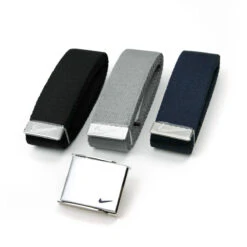 Nike 3-in-1 Web Belt Packs 21 Nike 3-in-1 Web Belt Packs -Golf Club Sales WebBelt BlackGrayNavy0