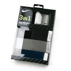 Nike 3-in-1 Web Belt Packs 22 Nike 3-in-1 Web Belt Packs -Golf Club Sales WebBelt BlackGrayNavy1