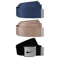 Nike 3-in-1 Web Belt Packs 19 Nike 3-in-1 Web Belt Packs -Golf Club Sales WebBelt NavyBlackKhaki