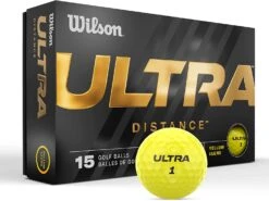 Wilson Ultra Golf Balls - 15 Pack -Golf Club Sales WilsonUltra 2023 Distance Yellow 0