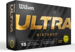 Wilson Ultra Golf Balls - 15 Pack -Golf Club Sales WilsonUltra 2023 Distance Yellow 2