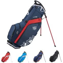 Wilson Staff Golf Feather Lite FL Stand Carry Bags -Golf Club Sales Wilson Staff Feather Carry Bags