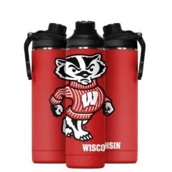 Orca NCAA Mascot 22 Ounce Hydra Hot Cold Bottle -Golf Club Sales Wisconsin H22MSWIS Hydra22 Mascot Red Trio 800x 6418213d 88c6 449b b2e4 e06b37ff9a3e