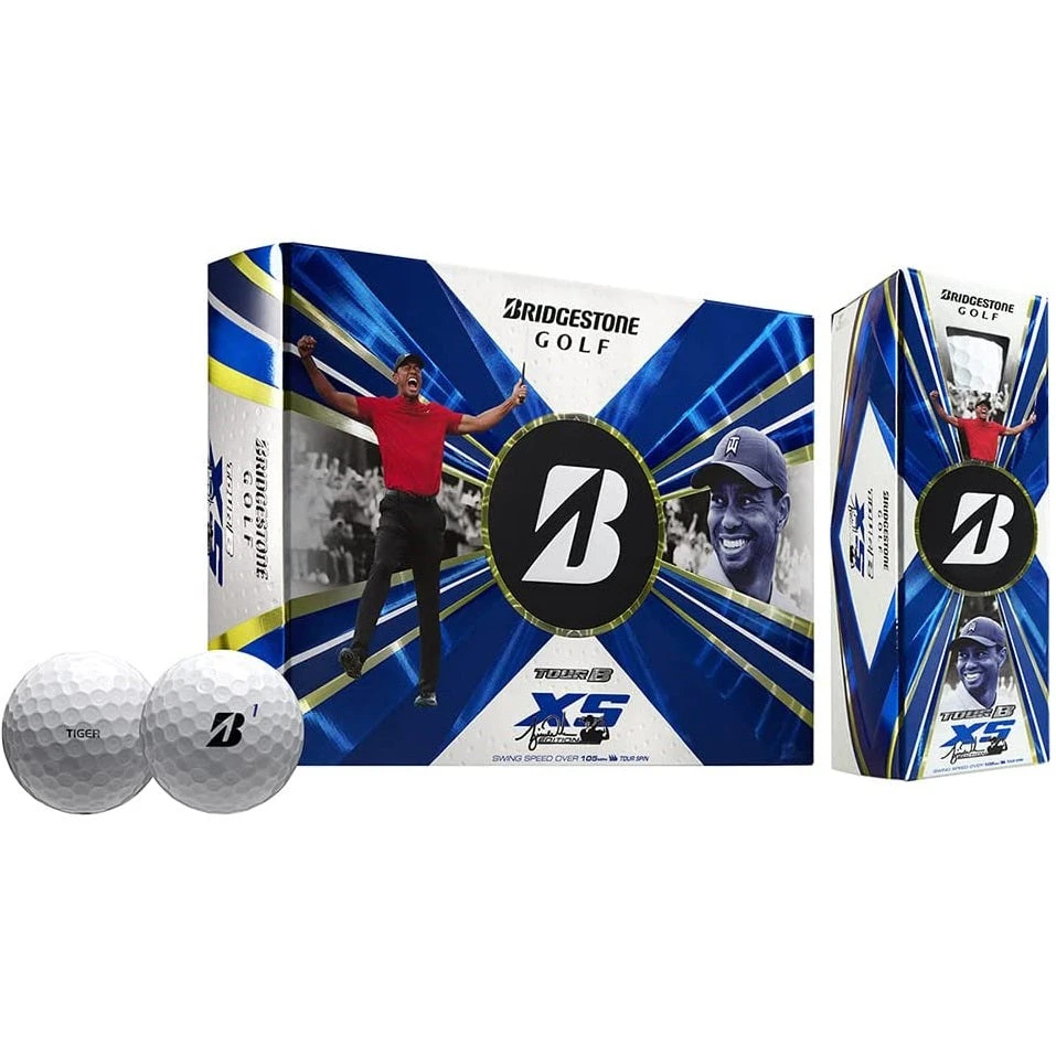 Bridgestone Tour B XS Tiger Woods Edition Golf Balls 3 Bridgestone Tour B XS Tiger Woods Edition Golf Balls