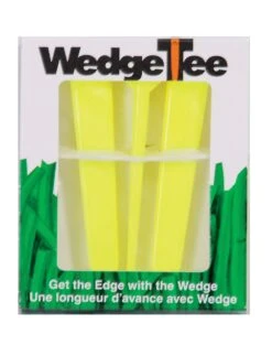 Wedge Tees Golf Tee, Divot Repair & Groove Cleaner Combo -Golf Club Sales Yellow Pack