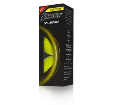 Srixon Z-Star Tour Golf Balls -Golf Club Sales Z STAR8 Sleeve TourYellow reflection