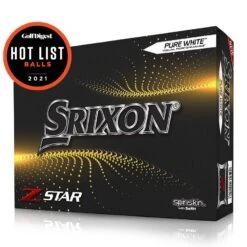 Srixon Z-Star Tour Golf Balls -Golf Club Sales ZStarWhite0
