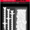 Zero Friction Lock N Drive 3-Prong Golf Tees (3-1/4 Inch, White, Pack Of 18) -Golf Club Sales Zero Friction Lock N Drive
