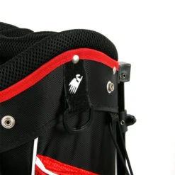 Affinity ZLS Stand Golf Bag Black/Red -Golf Club Sales a08824 feature glove hangtag
