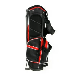 Affinity ZLS Stand Golf Bag Black/Red -Golf Club Sales a08824 side view