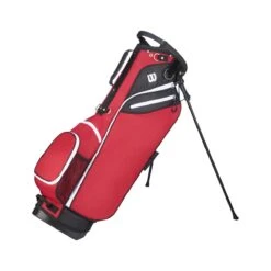 Wilson Staff "W" Carry Golf Bag -Golf Club Sales b3585ff873d67393a75d70c2906c6b2190d82849 WGB3309RD W CARRY RED v2