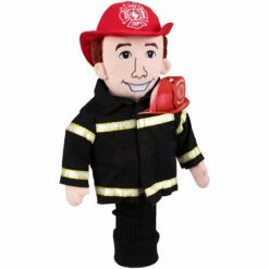 Creative Covers Human Characters Head Cover -Golf Club Sales fireman