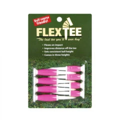 FlexTee Flexible Golf Tees - 8 Pack - Multi Heights -Golf Club Sales flex tees pink ladies