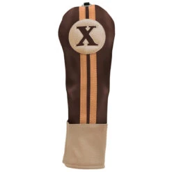 Sahara Retro Vintage #X Fairway Wood Headcovers -Golf Club Sales fw x hc chocolate mocha
