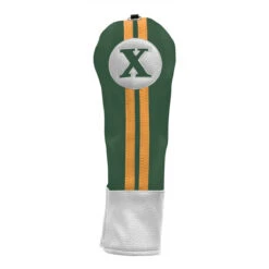 Sahara Retro Vintage #X Fairway Wood Headcovers -Golf Club Sales green yellow hc fw x