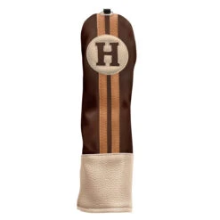 Sahara Retro Vintage Hybrid Headcovers -Golf Club Sales hy hc chocolate mocha