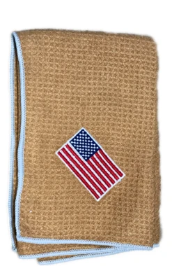 Joseph Elliott USA Embroidered Flag 18" X 18" Micro Fiber Towels -Golf Club Sales je12