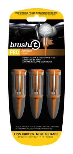 Brush-t Golf Original Brush Tees -Golf Club Sales orange