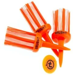 Brush-t Golf Original Brush Tees -Golf Club Sales orange 1
