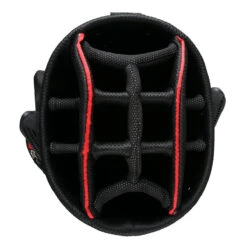 Powerbilt TPS 5400 Cart Golf Bag -Golf Club Sales pb702014 tps black red top