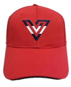 Volvik Hat Golf Structured Logo Hat / Cap -Golf Club Sales red 0