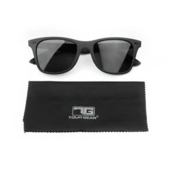 Tour Gear Polarized Sunglasses - Matte Black -Golf Club Sales tg120552 polarized sunglasses wipe cloth 2